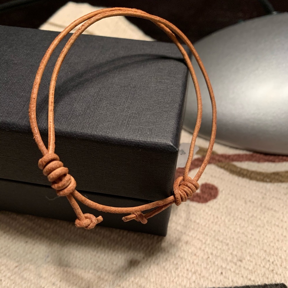 Leather bracelet